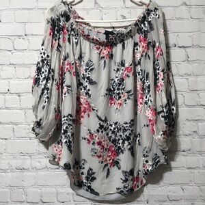 WHBM blouse floral
